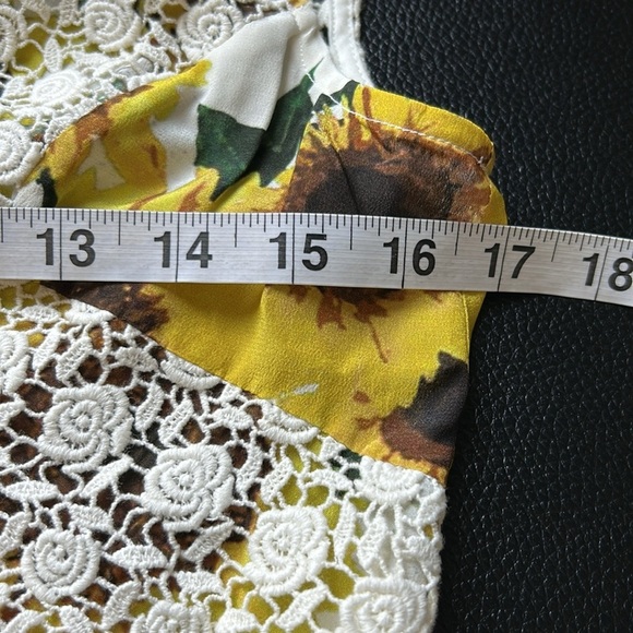 HOPE FOR FLOWERS BY TRACY REESE Silk Francoise Sleeveless Midi Dress Sz 6P - Picture 13 of 16